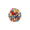 Pelota de juguete para gatos de lana tejida a mano, pelota de peluche colorida para provocar gatos, juguete para morder gatos para aliviar el aburrimiento, juguete interactivo para mascotas