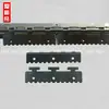 Gancho de algodón con forma de T ovalada para cortina de puerta keel hook clip keel cortina de puerta suave cortina de puerta de PVC barra de cortina de puerta de hierro gancho único