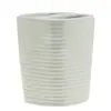 Conjunto 3 Peças para Banheiro Linhas Branco - Wolff