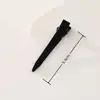 4.5 Pinza de Pato de Color Único 5.5 Pinza de Pato de Color Único Pinza de Pato de Metal Brillante Sin Rastro para Lavado Facial de Maquillaje