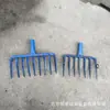 Ancinho de Várias Pernas para Construção de Trilhos de Trem, Garfo Portátil para Limpeza de Cascalho de Trilhos, Ancinho Manual de 7 Dentes para Construção