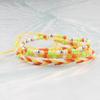 Pulseira de Contas Coloridas para Adolescentes Mais Vendida Transfronteiriça Amazon Mais Vendida Pulseira Impermeável Tecida com Cera Conjunto de Três Peças Atacado