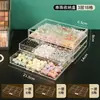 Caja de Almacenamiento para Cuentas con Cuentas Sueltas Divididas en Compartimentos para Hacer Caja Acrílica Accesorios Hechos a Mano DIY Cajón Transparente Ai Zou