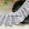 6cm Ribete de Encaje Satinado Accesorios para el Cabello Abanico Cinta Decoración Materiales Hechos a Mano DIY