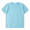 Suministro de fábrica color sólido 19 colores camiseta manga corta ropa de clase para estudiantes camiseta manga corta camisa publicitaria ropa de trabajo manga corta