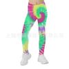 Pantalones de Yoga de Verano Finos para Niñas Transfronterizos Europeos y Americanos Leggings de Ropa Exterior Infantil Estampados 3D Pantalones Ajustados para Niños Grandes