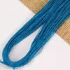 Banda elástica redonda de 0.8-2.0 mm, cordón elástico de látex colorido para joyería, manualidades hechas a mano y pulseras