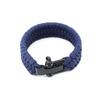 Pulsera de Emergencia para Supervivencia en la Naturaleza Paracord de Siete Núcleos Trenzado Hebilla en Forma de U Pulsera Cordón Trenzado Suministros para Salvar Vidas al Aire Libre