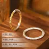 Anillo de Plata S999 con Patrón Rizado y Pintura Dorada Bilateral, Método Antiguo, Anillo Versátil Sólido para Dedo Índice para Hombres y Mujeres, Nuevo Anillo Chinoiserie