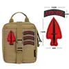 Bolsa Táctica Negra y Roja Bordada Airborne Classic Forma de Durazno Espada Relámpago Accesorios Insignia Parche