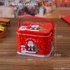 Caja de Lata Infantil de Mano para Dulces de Chocolate, Caja de Almacenamiento de Escritorio para Objetos Pequeños, Lindo Mini Regalo de Navidad