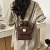Moda Japonesa Coreana Padrão de Bolinhas 2026 Feminino Outono Novo de Alta Qualidade Nicho Ombro Único Mão Mochila