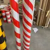 Adesivos de Aviso de Filme Refletivo, Faixas Refletivas, Adesivos de Aviso Anticolisão para Postes Telefônicos, Adesivos de Trânsito, Postes Anticolisão de Filme Refletivo de Energia