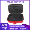 Caja de embalaje eva caja walkie-talkie impermeable logotipo personalizable resistente a la presión resistente al desgaste grande rectangular roja con bolsillo de malla