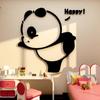 Pegatinas de Pared de Panda de Dibujos Animados Decoraciones de Pared Decorativas Pegatinas Colgantes de Panda Murales Pegatinas de Pared Autoadhesivas Arreglo Venta al por Mayor