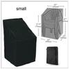 Atacado de comércio exterior móveis de jardim capa impermeável protetor solar para mesa e cadeira pátio externo simples tecido Oxford capa para mesa e cadeira à prova de poeira