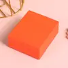 Elegante caja de joyería de color sólido con tapa abatible, caja rectangular para empaque de collares y anillos, caja de almacenamiento doméstica a prueba de polvo, caja de regalo
