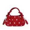 Bolso de Mano Versátil de Marca Pequeña con Lunares Nuevo de Moda Otoño Popular Bolso de Mano para Salir Viajes al Trabajo Elegante Bolso de Hombro para Mujeres