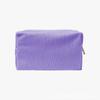 [Personalizable] Neceser de Pana Suave Bolsa de Almacenamiento Portátil Bolsa para Productos de Cuidado de la Piel de Viaje Neceser de Gran Capacidad