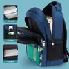 Popular aluno da escola primária spaceman schoolbag crianças Menino 1 carga alívio de proteção da coluna grande capacidade 1-6 mochila de grau atacado