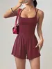 Amazon Europa y América Transfronterizo Verano 2026 Nuevo Camisola Casual para Mujer Mono Bandeau Shorts Pierna Ancha Holgado