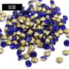 Ventas Directas de Fábrica de Diamantes Aaa de Comercio Nacional, Diamantes de Cristal de Vidrio Redondos Coloridos de Fondo Puntiagudo, Pedrería, Accesorios para Joyería y Ropa DIY
