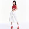 Pantalones Blancos Cortos Verano Delgados Rectos Sueltos Adelgazantes Denim Versátiles Pantalones Cortos 2025 Popular Crema Azul
