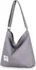 Bolsa de Lona Literaria Transfronteriza Moderna para Mujer Simple de Gran Capacidad Portátil para Hombro Cruzada Tote Personalizada Bolsa León Ling
