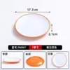 Tazón de Melamina para Uso Comercial, Tazón para Arroz y Fideos, Tazón para Sopa para Tiendas de Fideos, Tazón Espiral Bicolor Imitación Porcelana, Tazón Grande para Hot Pot Picante