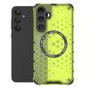 Para Samsung A56 capa magnética de favo de mel para celular airbag Galaxy A36 magnética A16 anti-queda A55 capa protetora