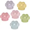 Hielo Transparente Brillo Fino Pata de Oso Garra de Gato DIY Accesorios para Joyería de Resina Funda para Teléfono Móvil Imán para Refrigerador Pasador Hebilla de Zapato Material Hecho a Mano