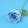 Flor de rosa tailandesa tejida a mano con lana, flor eterna simulada, regalo para Tanabata, Día de San Valentín, regalo de cumpleaños