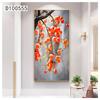 Novo caqui em estilo chinês Ruyi Pinturas suspensas no corredor Bom significado da entrada para a porta e entrada Pinturas decorativas Edição vertical Pinturas de porcelana de cristal