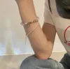 Pulseira Brilhante com Pedras Roxas para Mulheres 2024 Nova Pulseira Moda Versátil Acessórios de Design de Nicho