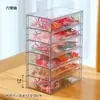 Caja de almacenamiento de scrunchies de intestino grueso caja de joyas para el cabello de niños caja de cuerdas para la cabeza de niña caja de joyas con pinzas para el cabello artefacto fuerte para escritorio de dormitorio