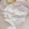 Roupa íntima para mulheres, Seda de gelo, Sem costura, Fina, Respirável, Secagem rápida, Fina para o verão, Shorts estilo triângulo de cintura média, Estilo feminino