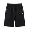 Shorts Esportivo Casual de Tricô Masculino, Shorts de Cinco Pontos Soltos e Confortáveis para o Verão