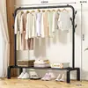 Secador de Roupas Simples de Chão para Uso Doméstico, Cabideiro de Quarto, Cabideiro Duplo Móvel, Secador de Roupas de Chão para Varanda