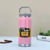 Olla Térmica de Acero Inoxidable 304 de Doble Capa con Asa, Gran Capacidad, Portátil para Exteriores, Deportes, Montañismo