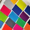 Tela de punto con agujeros pequeños cuadrados en stock poliéster de doble capa sin spandex tela de punto de malla pequeña rayada doble cara fábrica