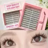 Pestañas postizas transfronterizas de venta caliente, set de pegamento sin tallo estilo pájaro, voluminosas y espesas, para ojos grandes, versátil para uso diario, artículo popular de comercio exterior