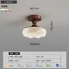 Lámpara de Techo Estilo Francés, Lámpara de Pasillo Vintage, Lámpara Colgante Retro de Flor de Resina para Protección Ocular para Entrada y Comedor