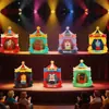 Nueva Casa de la Risa del Circo Caja Misteriosa Giratoria Juguete de Moda Figura Artesanía de Resina Decoración de Escritorio Regalo para Estudiantes y Niños