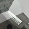 Placa Temporal de Estacionamiento para Coche Placa con Número de Teléfono Móvil Placa de Teléfono de Aleación Magnética para Coche Accesorios de Interior para Coche Adornos