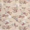 Estoque pronto fio de chenille ultrafino jacquard tramado em cores tecido floral espessado tecido para roupas bolsas almofada de sofá