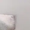 Folha de alumínio tecido de fibra de vidro isolamento engenharia folha de alumínio camada refletora camada de proteção isolante espessamento redução de ruído fabricantes de isolamento