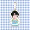 Etiqueta de equipaje nueva de He Junlin Colgante para mochila Decoración Etiqueta colgante Ventilador Mercancía Mismo estilo de Tiktok