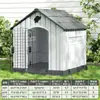 Casa para Perros Casa para Perros de Exterior para Perros Grandes, Impermeable y a Prueba de Frío, Adecuada para Todas las Estaciones, Jaula para Perros Exterior Rural Casa para Perros