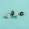 Cuentas Espaciadoras de Fuegos Artificiales Plata de Ley S925 Diente de León Cuentas Sueltas Pulsera de Cristal Pulsera de Perlas Accesorios de Cuerda Trenzada DIY con Cuentas
