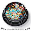 Jóias de unha com estrela de cinco pontas de 3 mm transfronteiriças, lantejoulas, laser, glitter, maquiagem para os olhos, faça você mesmo, material artesanal, epóxi